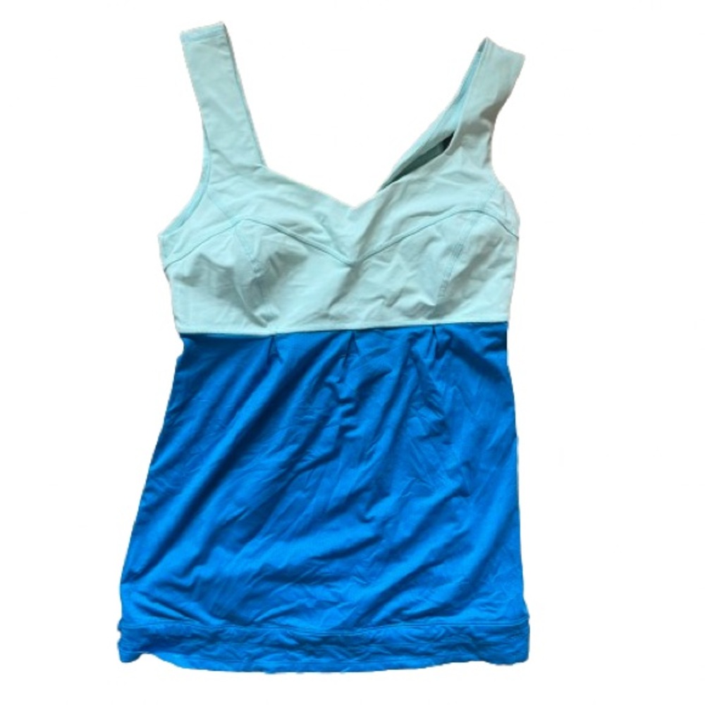 Lululemon Run: Tame Me Tank Beach Blanket Blue / Aquamarine 6 - Picture 8 of 10